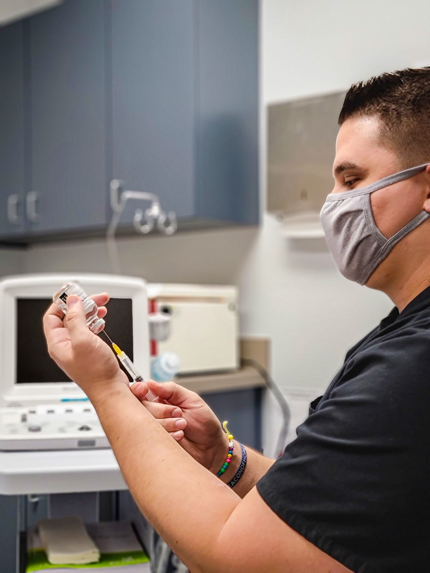 Injection preparation at Frontier Pain Relief